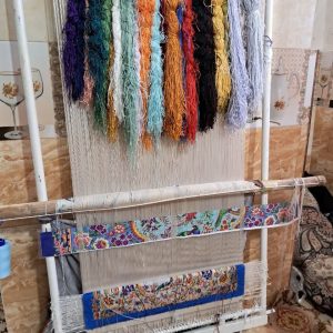 دوره اشتغال خانگی ،بافت فرش ۶۰در ۹۰بافی  ۳۰نفر دوره تابستانی